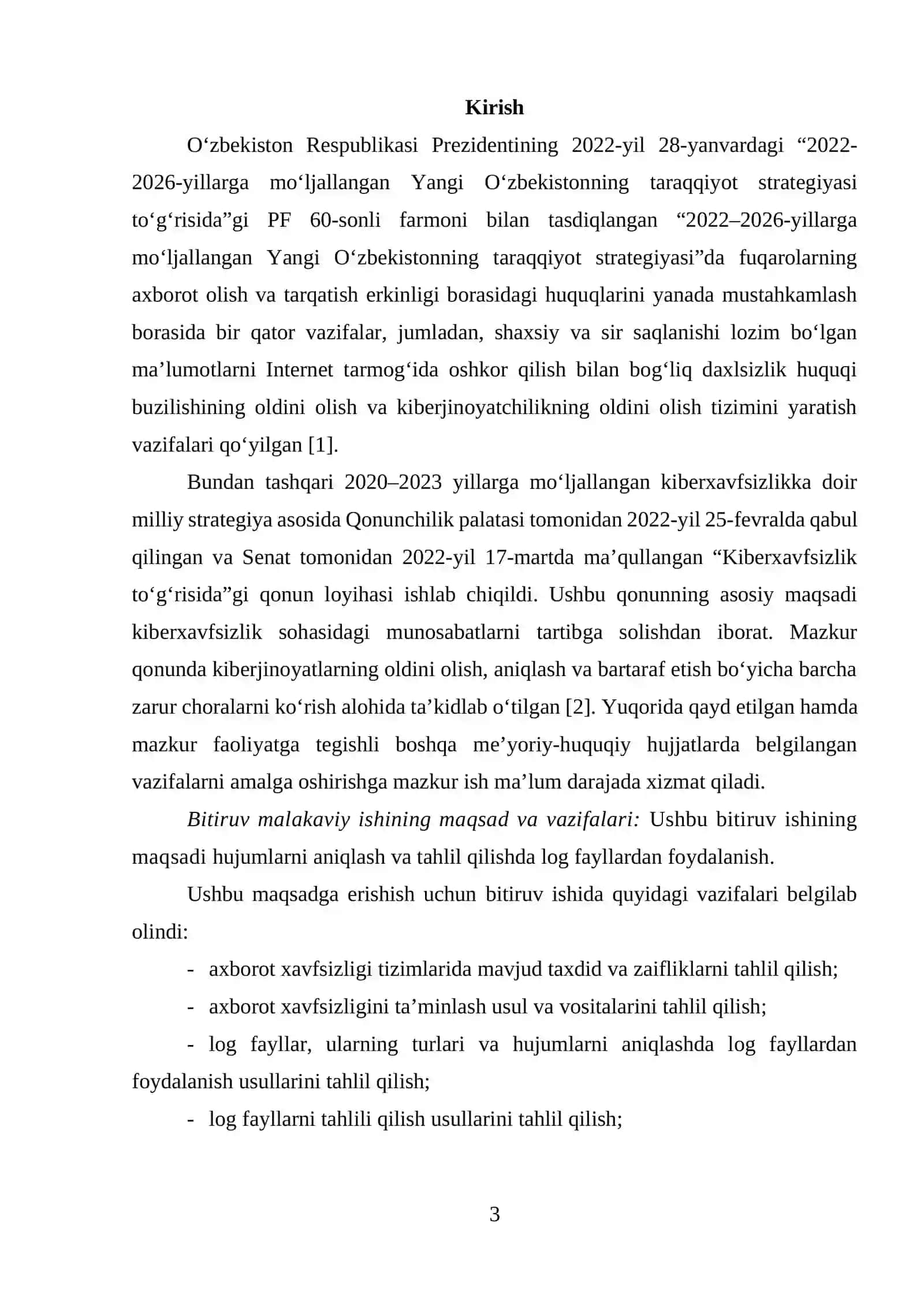 Web hujumlarni log fayllar asosida aniqlash usul va algoritmlari 3
