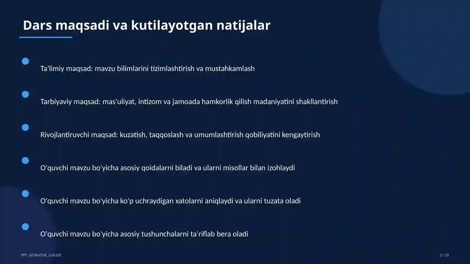 Informatika va axborot texnologiyalari (5–11) — metodik birlashma uchun 3