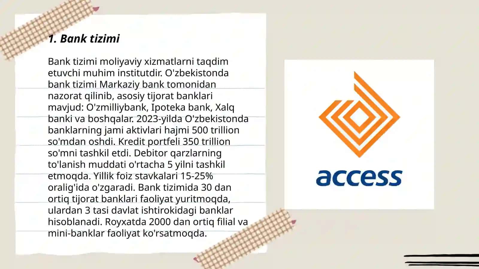 Bank modeli 3