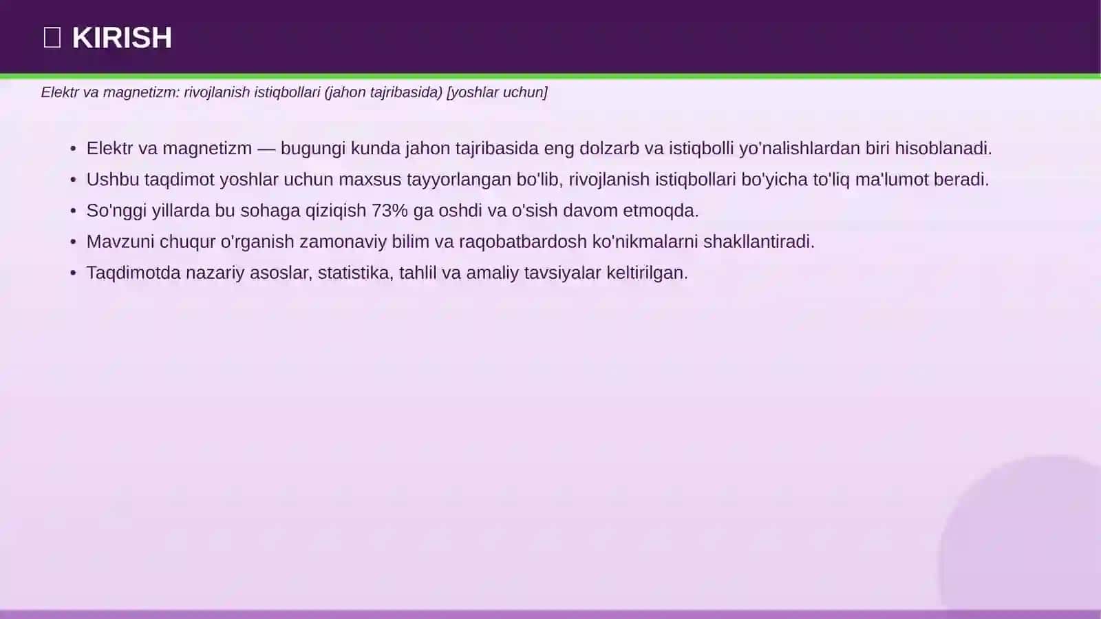 ELEKTR VA MAGNETIZM 3