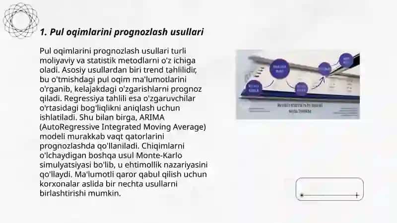 Pul oqimlarini prognozlash 3