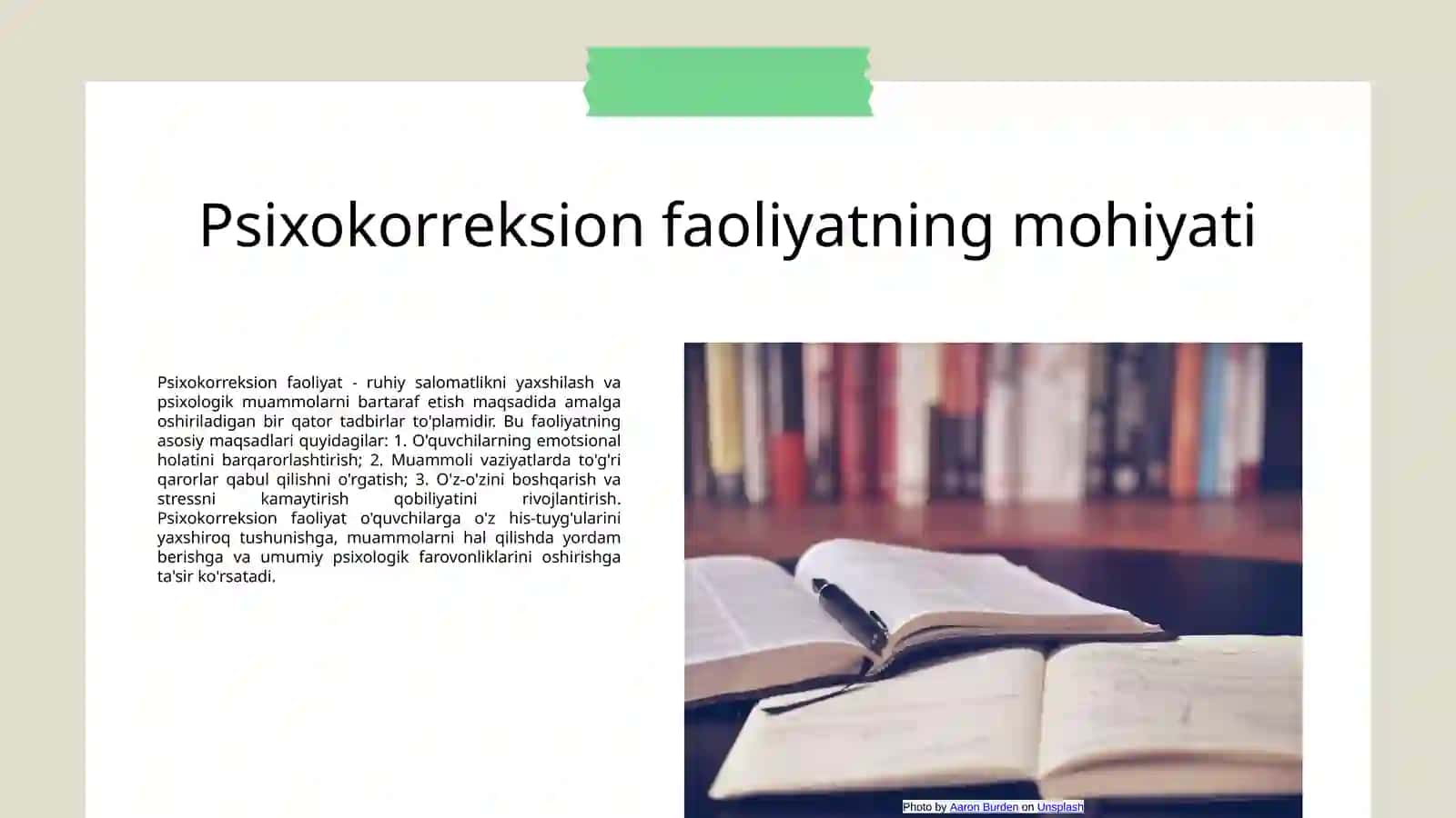 O‘QUVCHILAR BILAN PSIXOKORREKSION YO‘NALISHDA FAOLIYAT OLIB BORISH 3