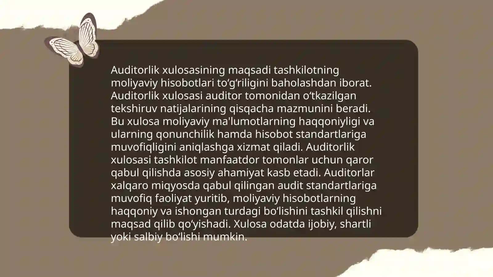 Auditorlik xulosasini taqdim etish 3
