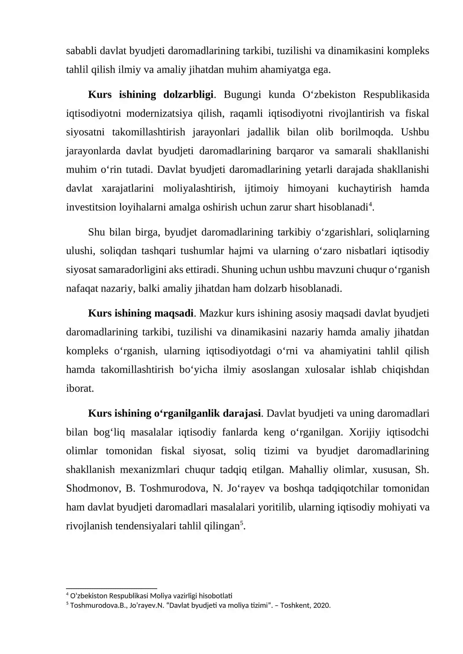 Davlat byudjeti daromadlari tarkibi, tuzilishi va dinamikasi 3