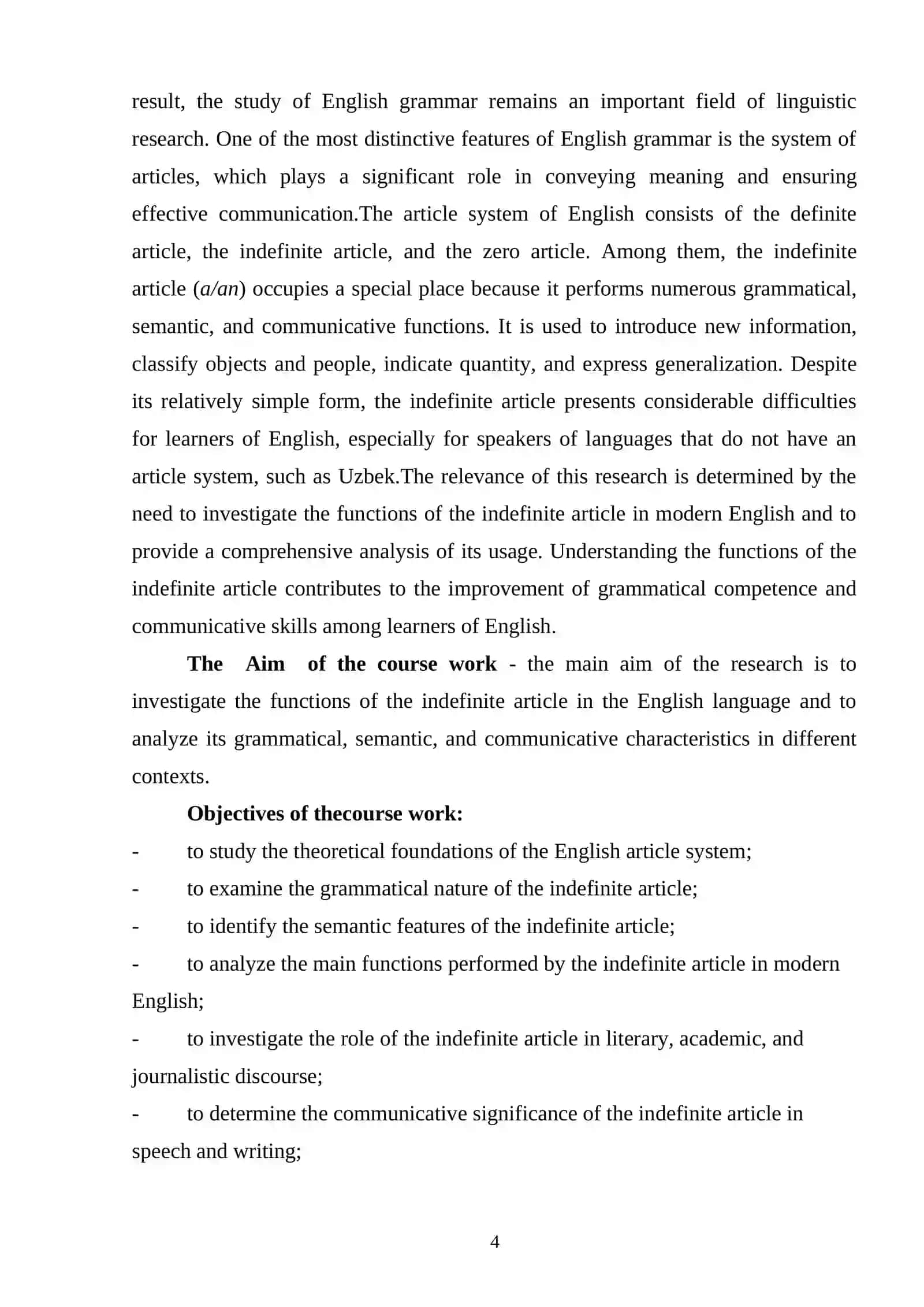 Functions of the indefinite article 3