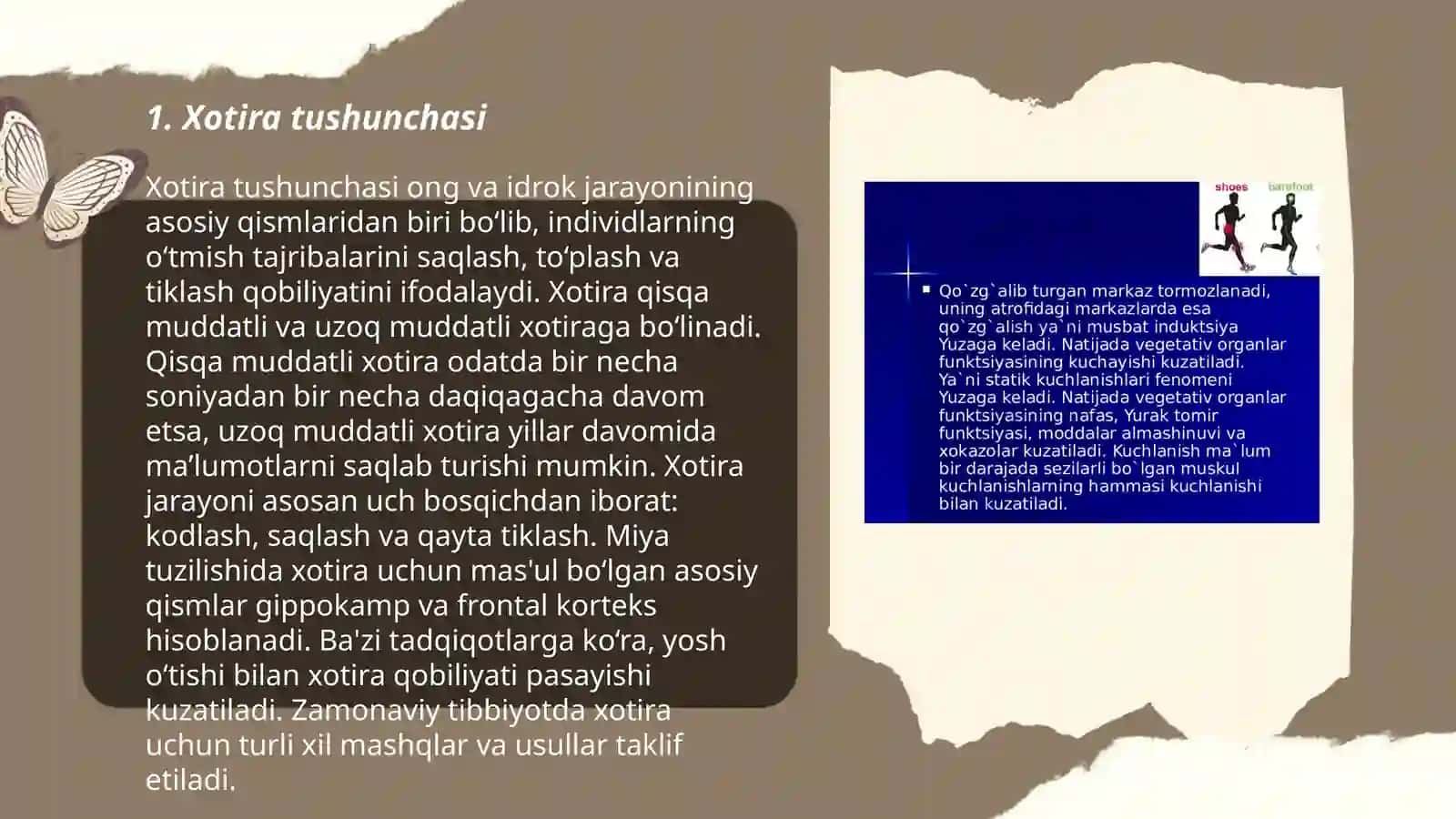 Xotira haqida tushuncha va uning nerv fiziologik asoslari 3