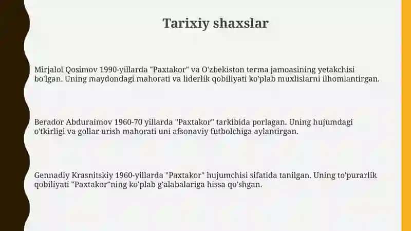 OʻZBEK futbolidagi mashhurlar 3