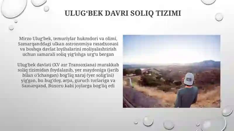 Mirzo Ulug'bekning iqtisodiy qarashlari 3