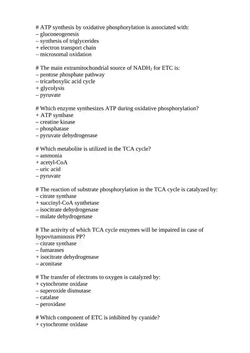 Anabolism and Catabolism Study Guide 3