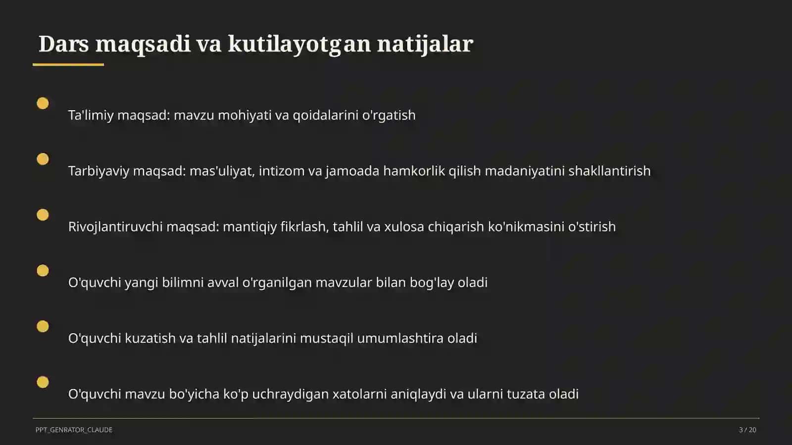 Job interview and career vocabulary (11-sinf) 3