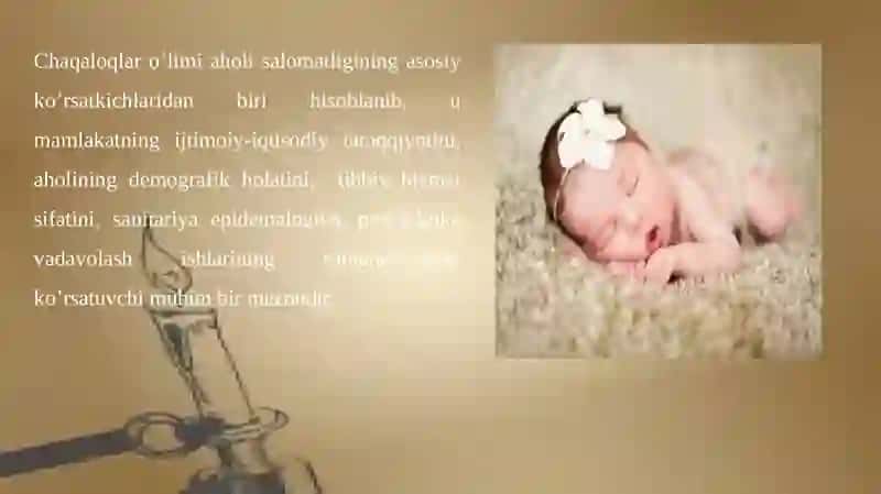Chaqaloqlar o'limi 3