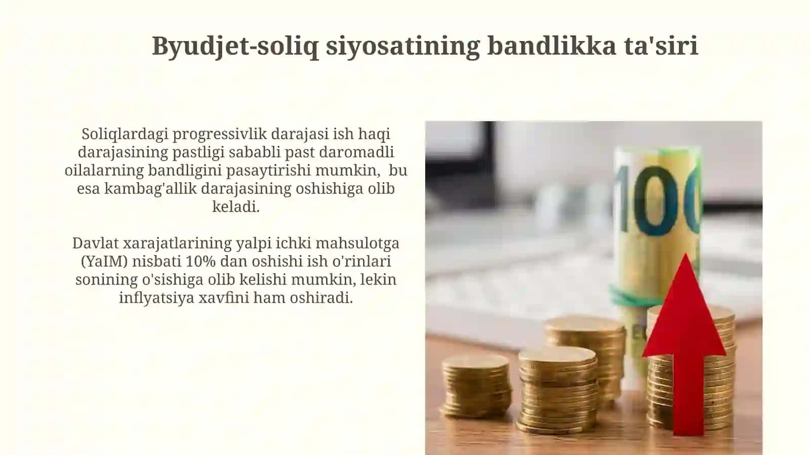 Byudjet-soliq siyosatining iqtisodiy o’sishga tasiri 3