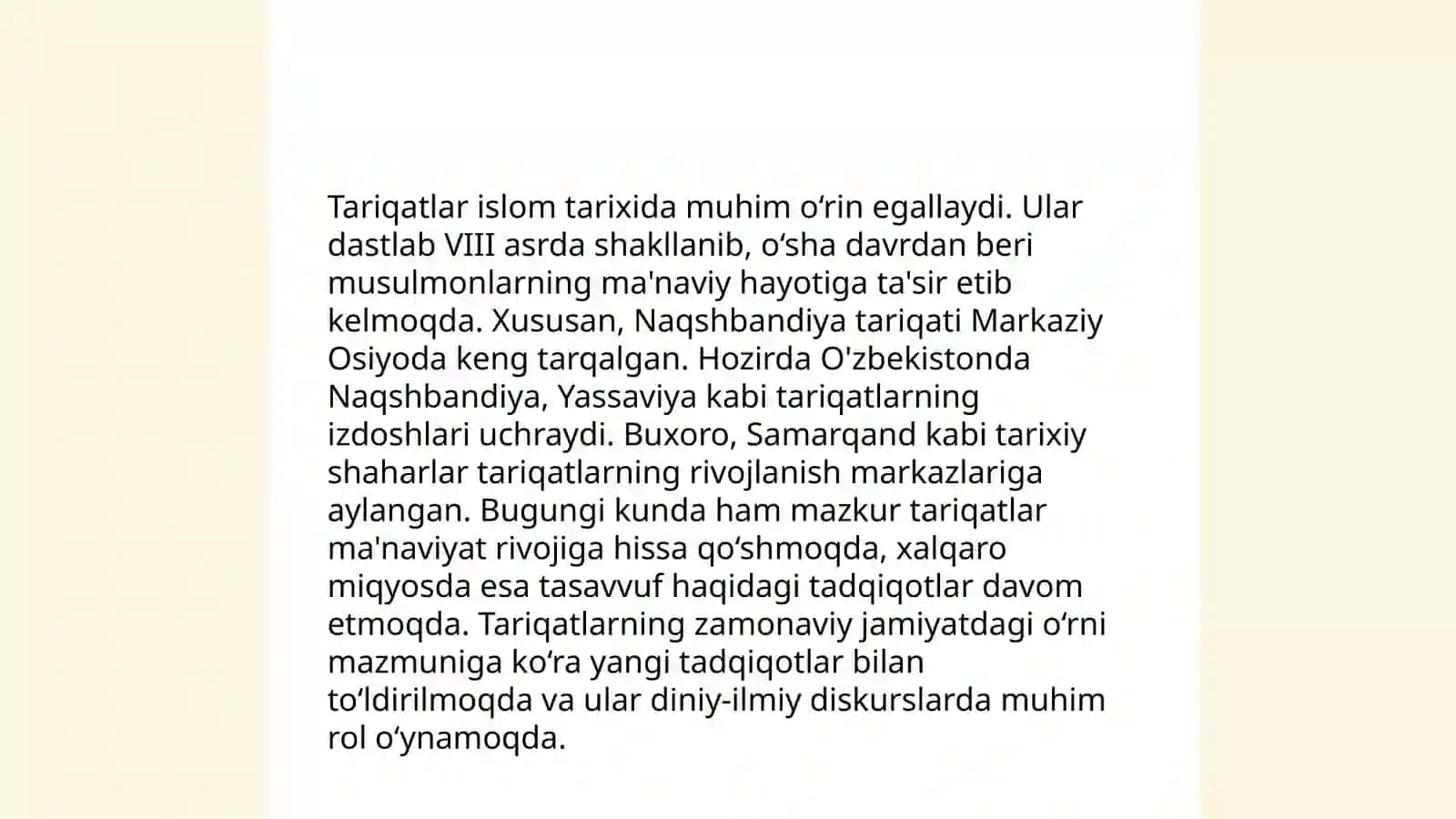 Tariqatlar silsilasi 3