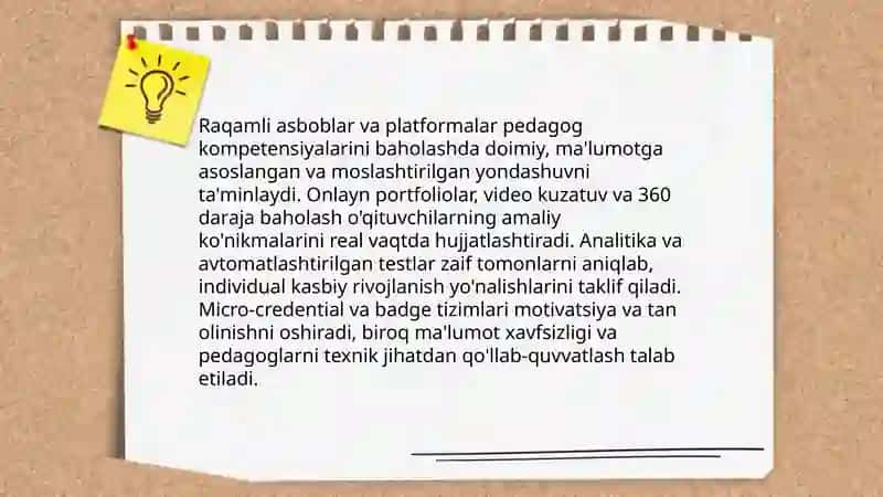 Pedagoglarning kasbiy rivojlanishini baholashga doir yetakchi tendensiyalar 3