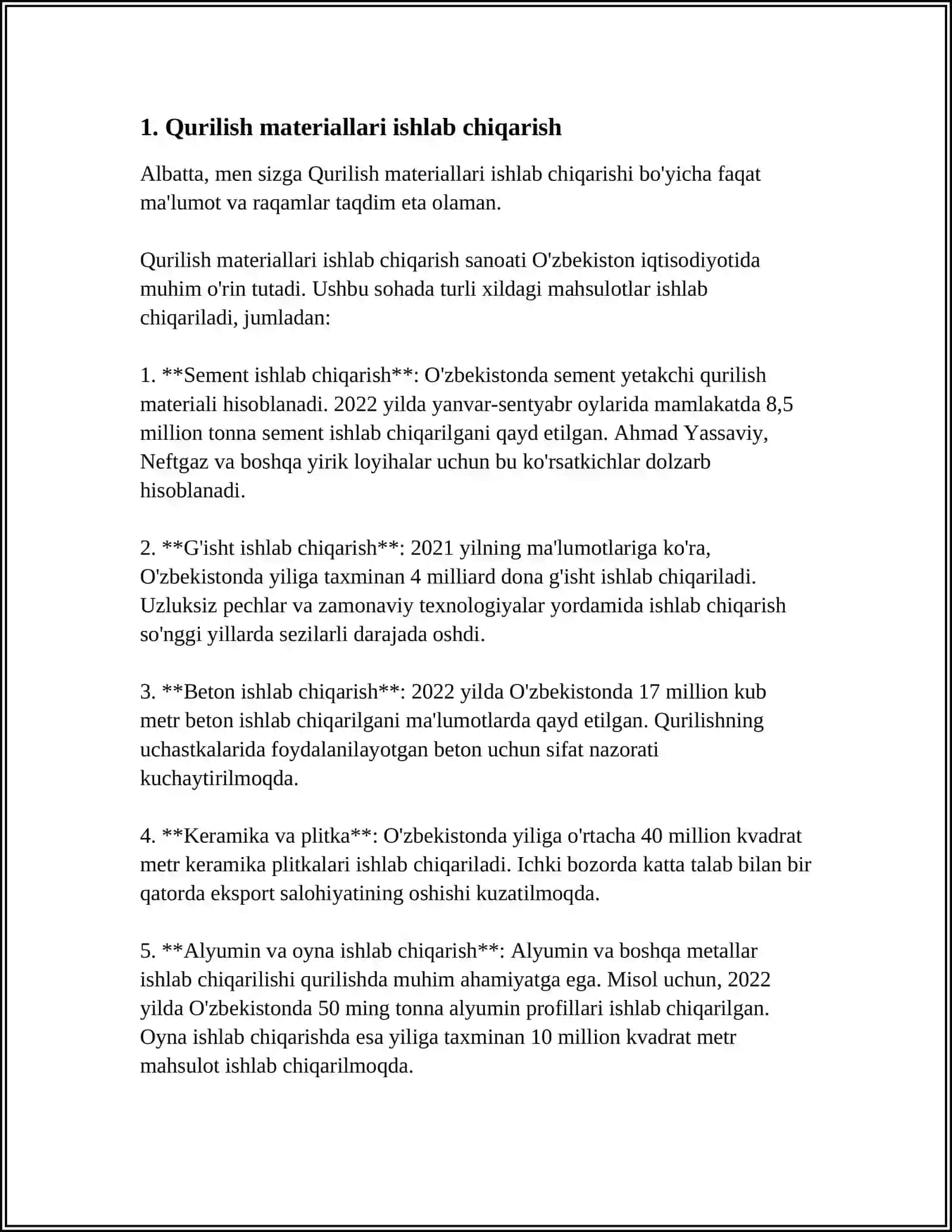 MUSTAQIL ISH Mavzu: QURULISH KOMLEKSI SOHASIDA TADBIRKORLIK FAOLIYATINING HUSUSIYATLARI 3