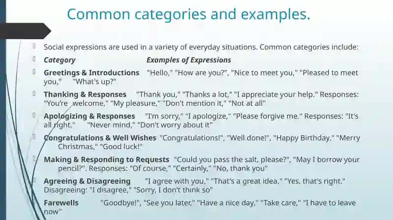 Social expressions 3