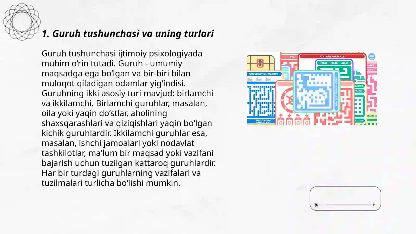 Katta va kichik guruxlar psixalogiyasi 3
