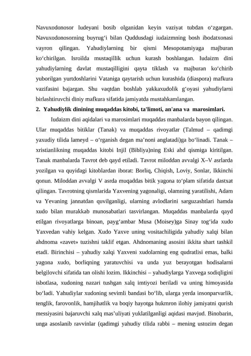 Mavzu. MILLIY DINLAR 3