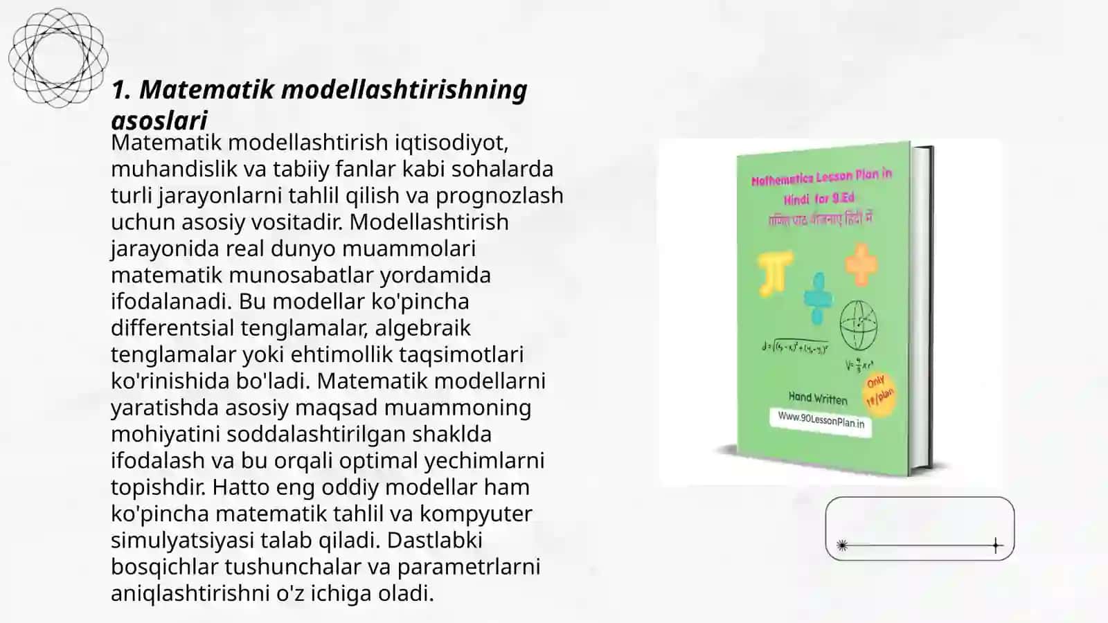 Matematik modellar 3