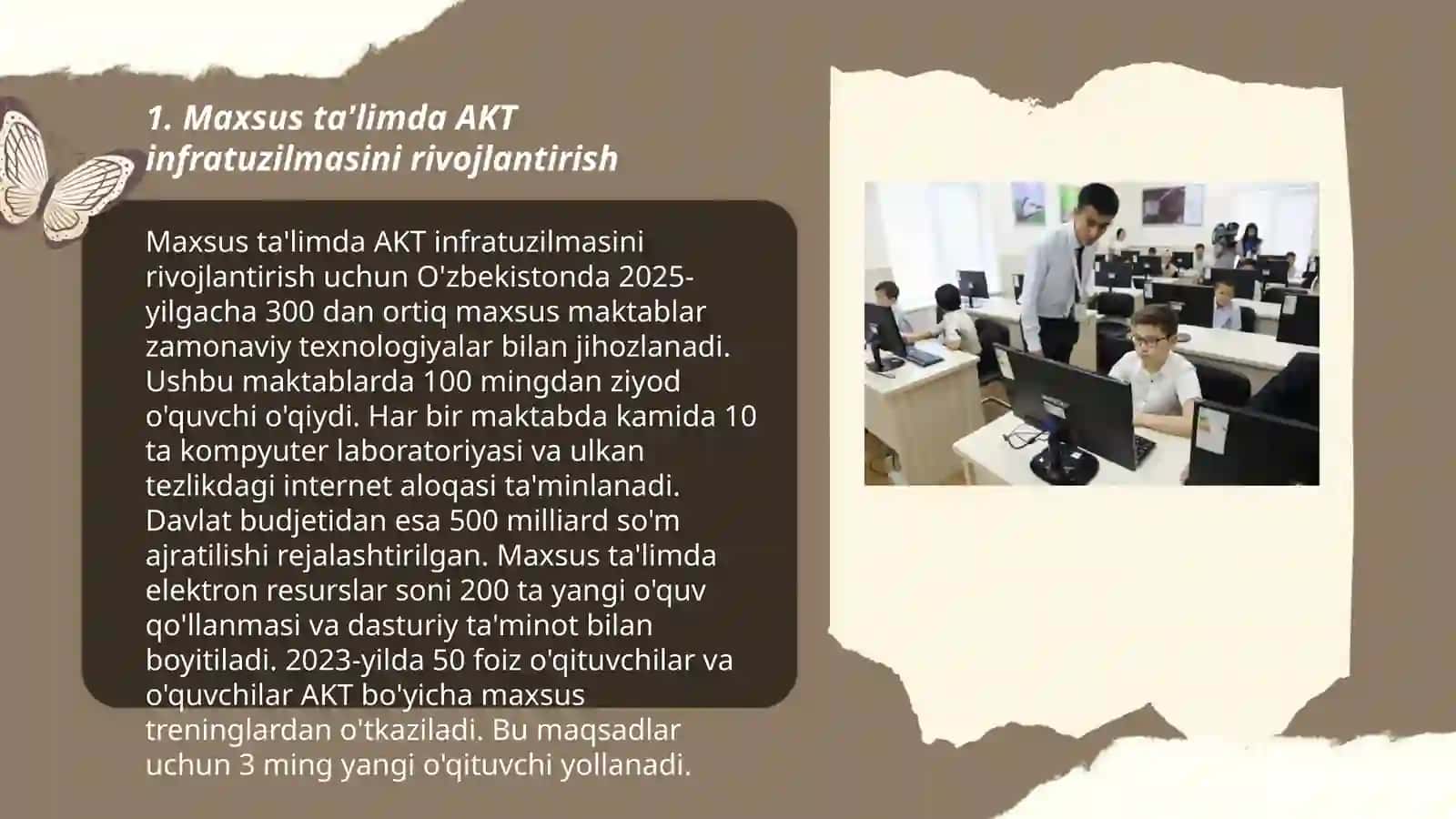Maxsus ta'lim muassasalari ta’lim jarayoniga AKTlarni joriy etish 3