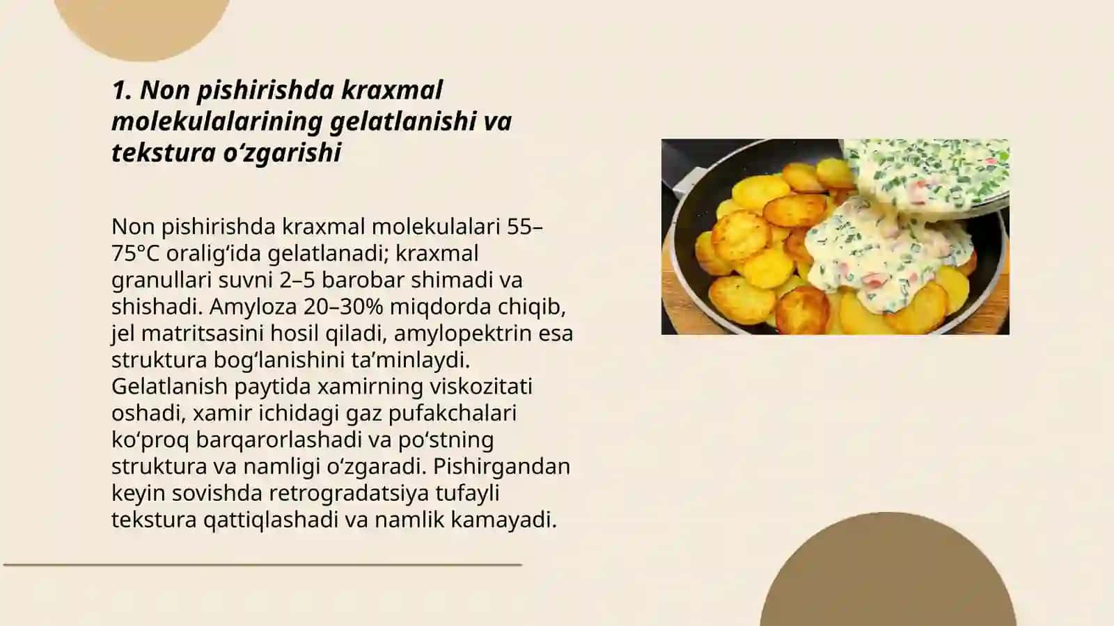 Non tuxum va kartoshka pishirishda modalarda õzgarishlar 3
