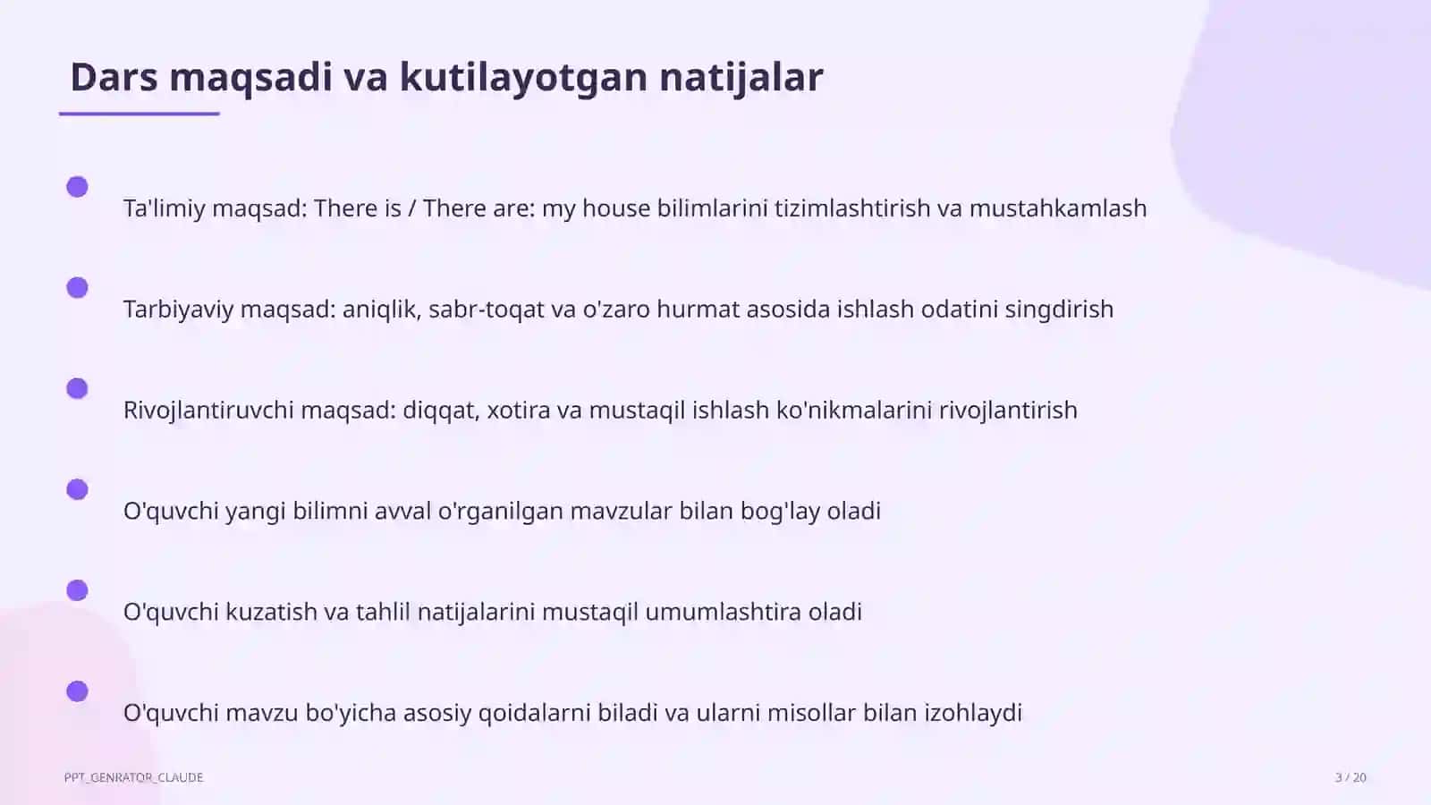 Ingliz tili (1–11) — metodik birlashma uchun 3