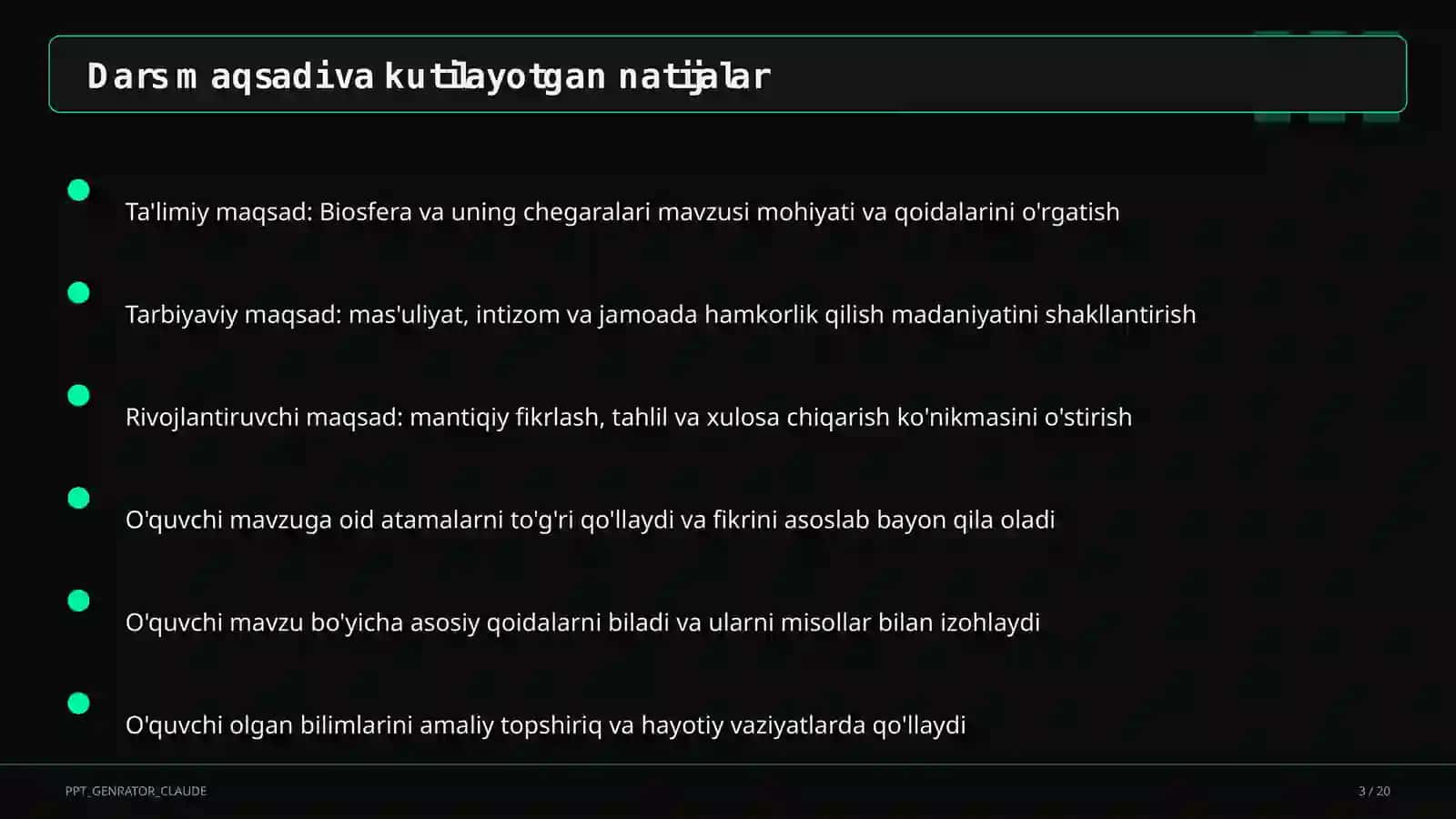 Biosfera va uning chegaralari (10-sinf) 3