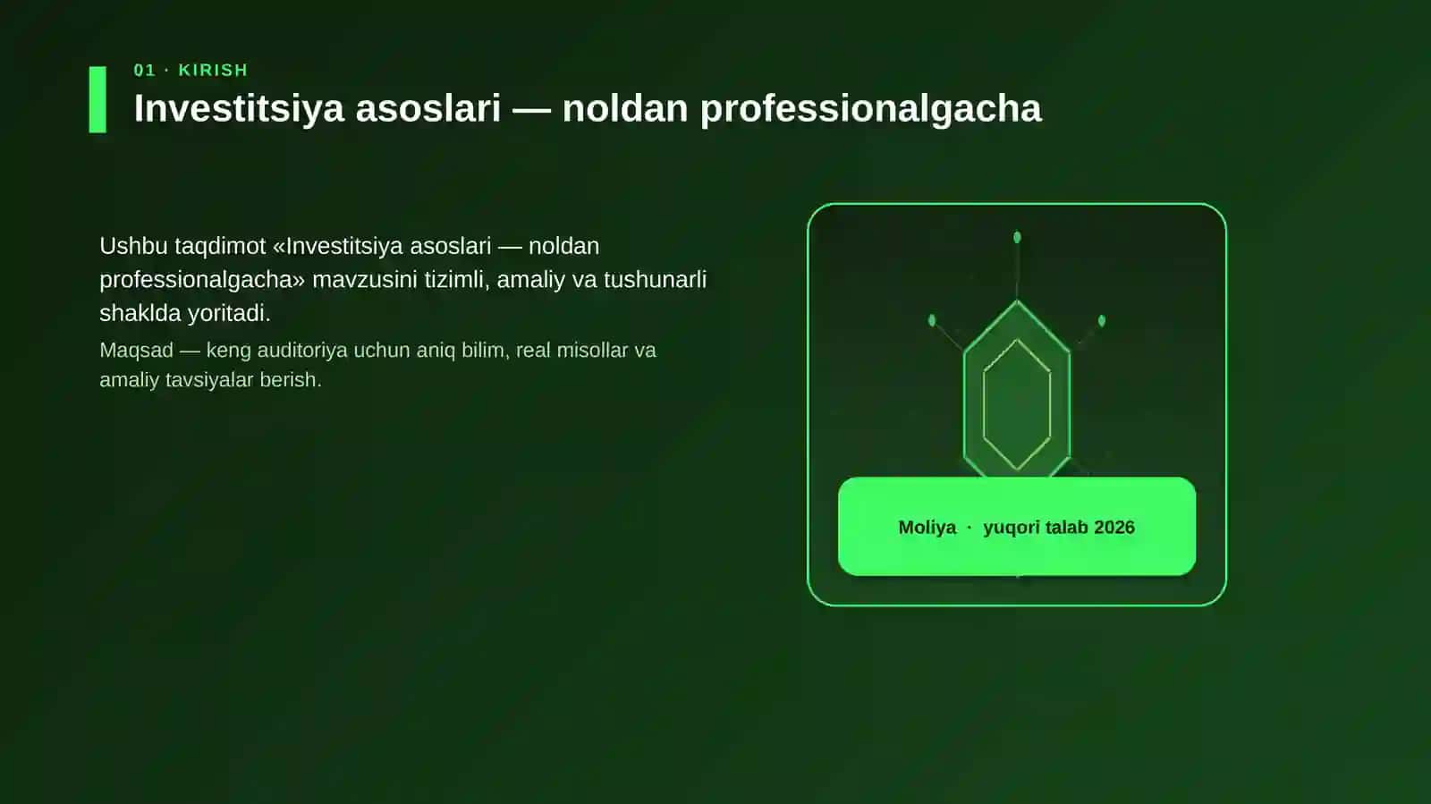 Investitsiya asoslari — noldan professionalgacha 3
