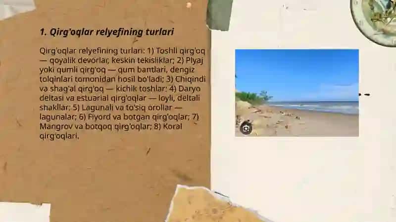 Qirg'oqlar relyefi 3
