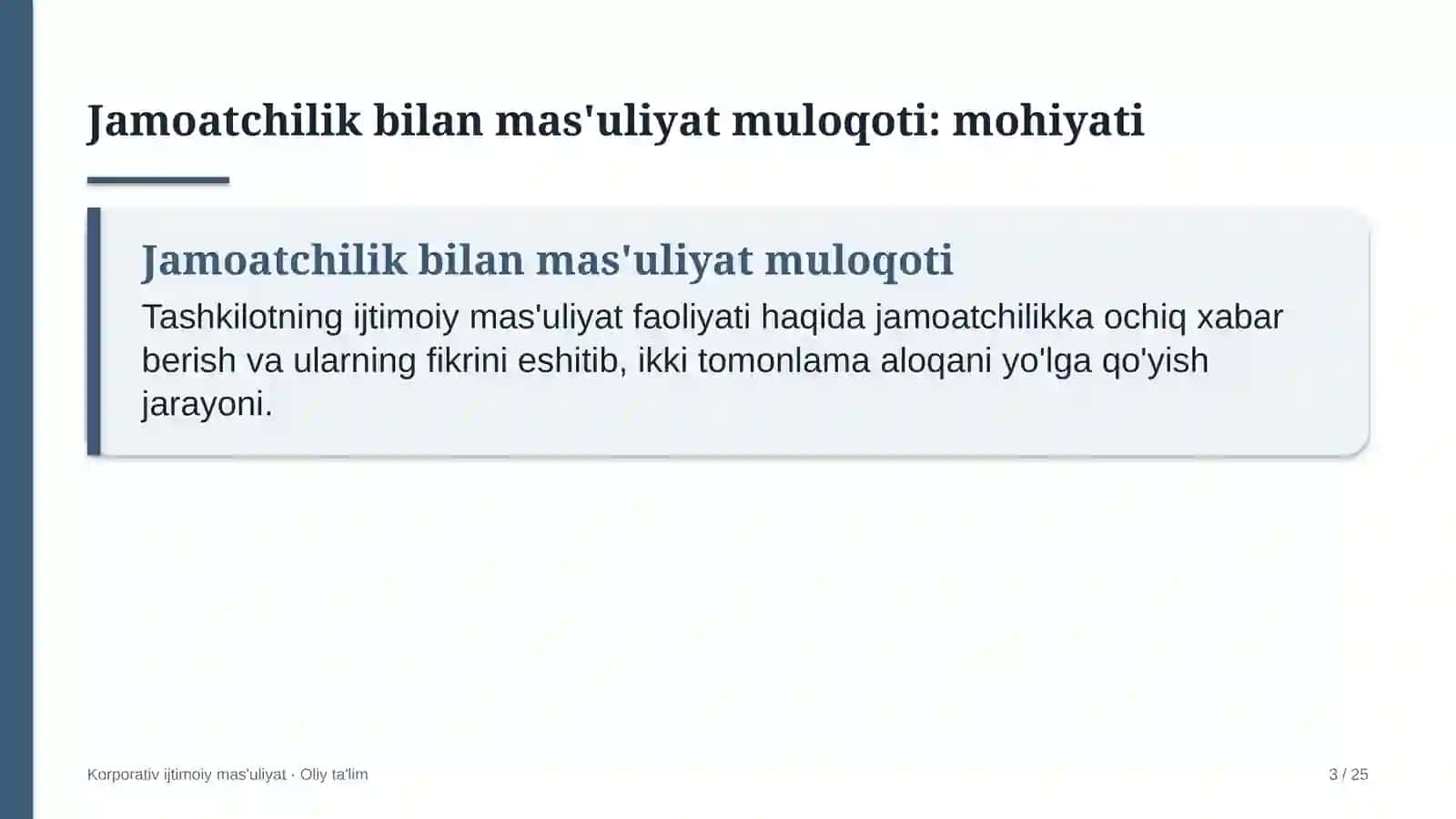 restoranlarda jamoatchilik bilan ijtimoiy mas'uliyat bo'yicha muloqot qilish 1229 3