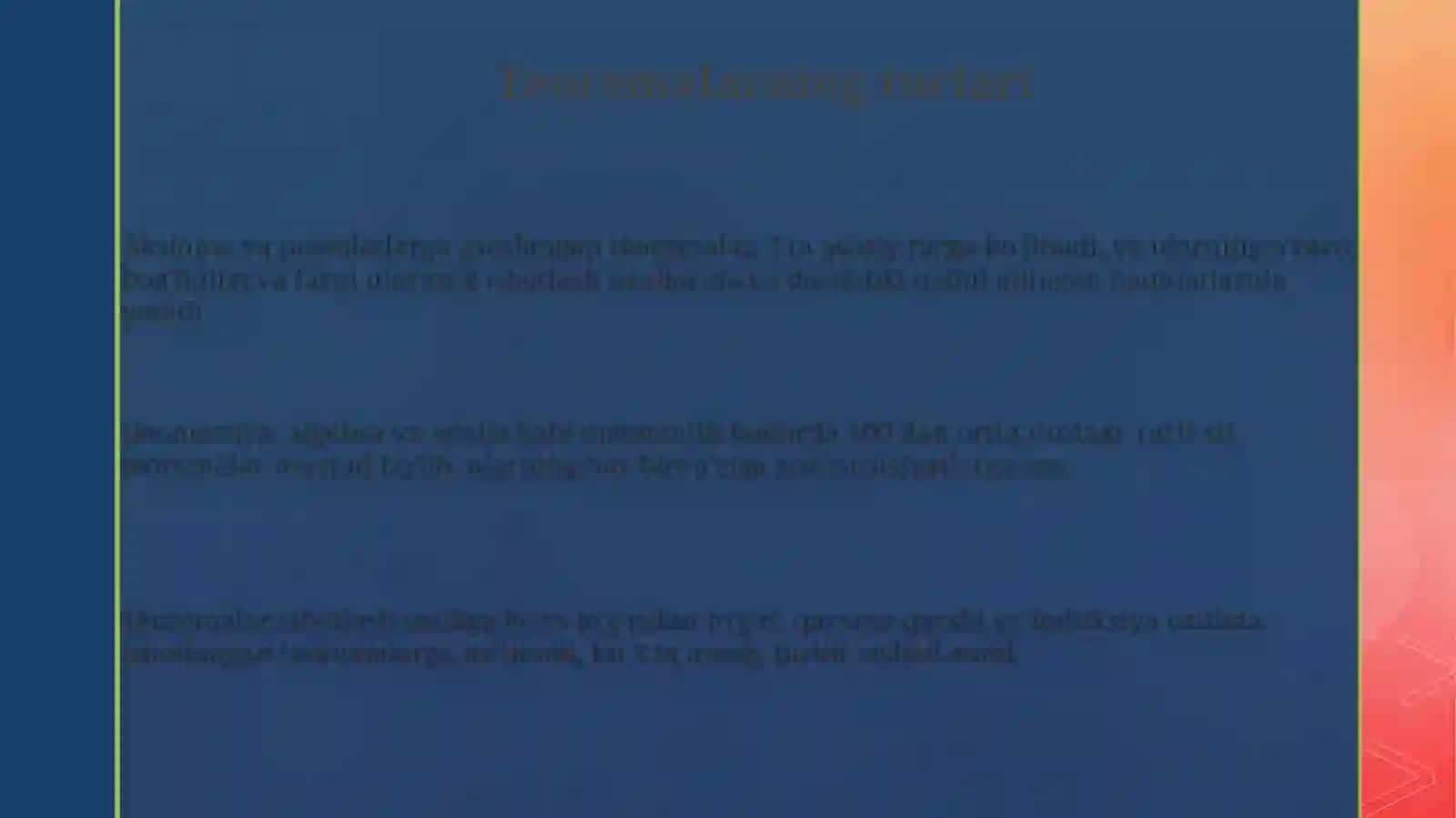 Teoremalar turlari 3