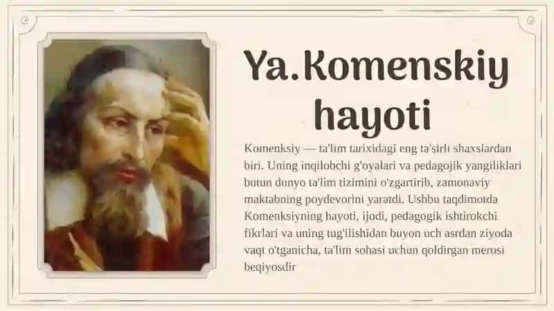 Ya.A.Komenskiy hayoti va ijodi 3