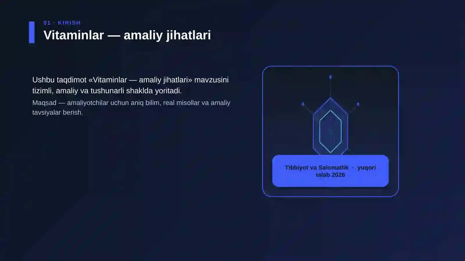 Vitaminlar — amaliy jihatlari 3