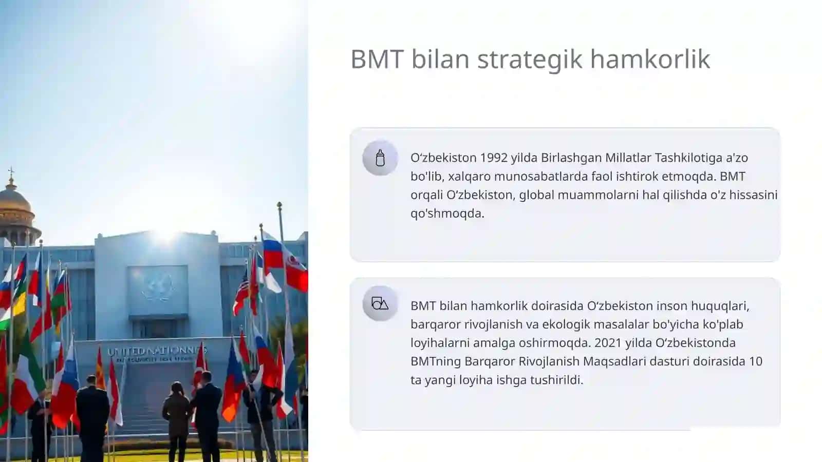 Oʻzbekistonning halqaro tashkilotlar bilan hamkorligi 3