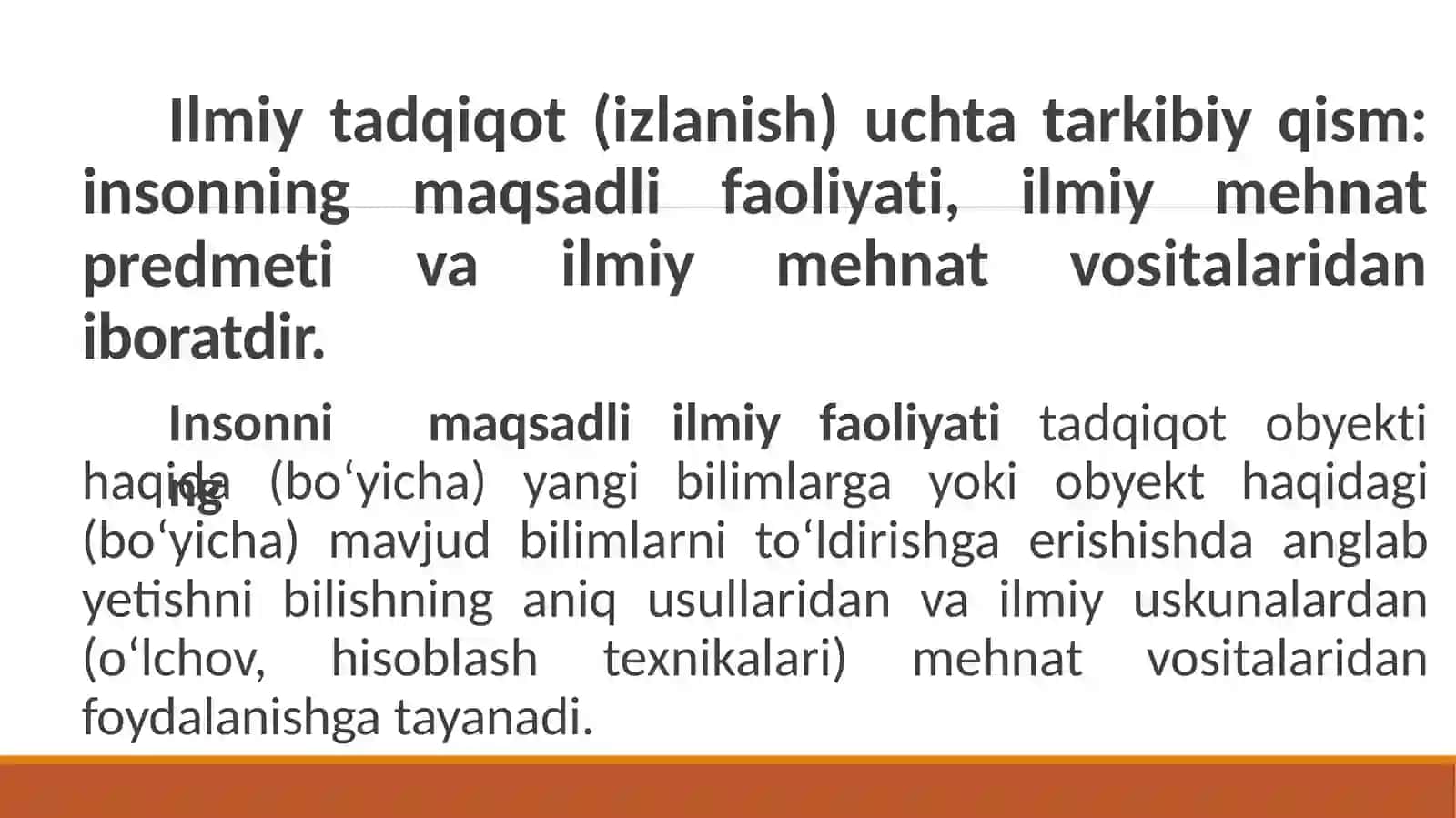 ILMIY TADQIQOT TURLARI VA UNI OLIB BORISHNING ASOSIY USULLARI 3