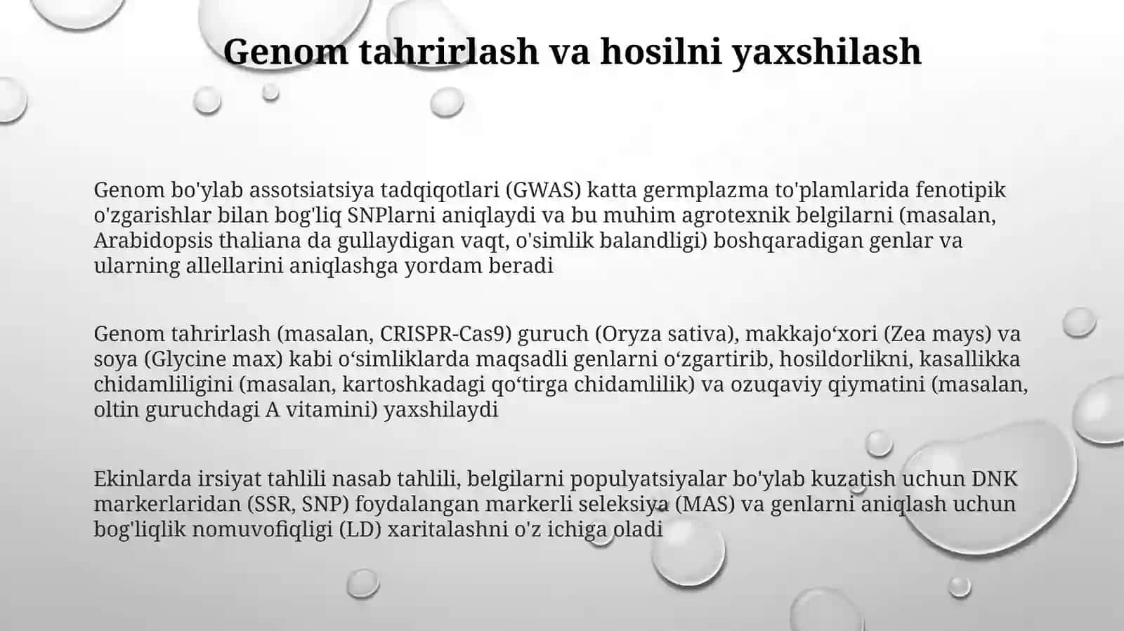 Donliekinlardabelgilarningnaslgao'tishiningumumiyligivaxususiyligitahlili 3