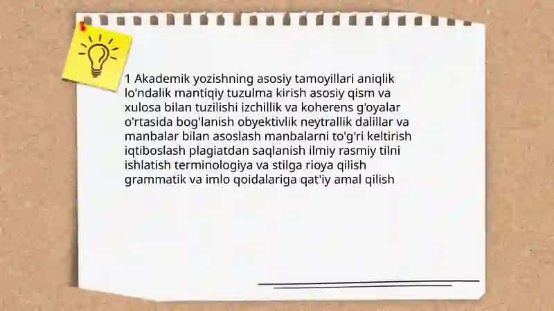 Akademik yozish mahorati 3