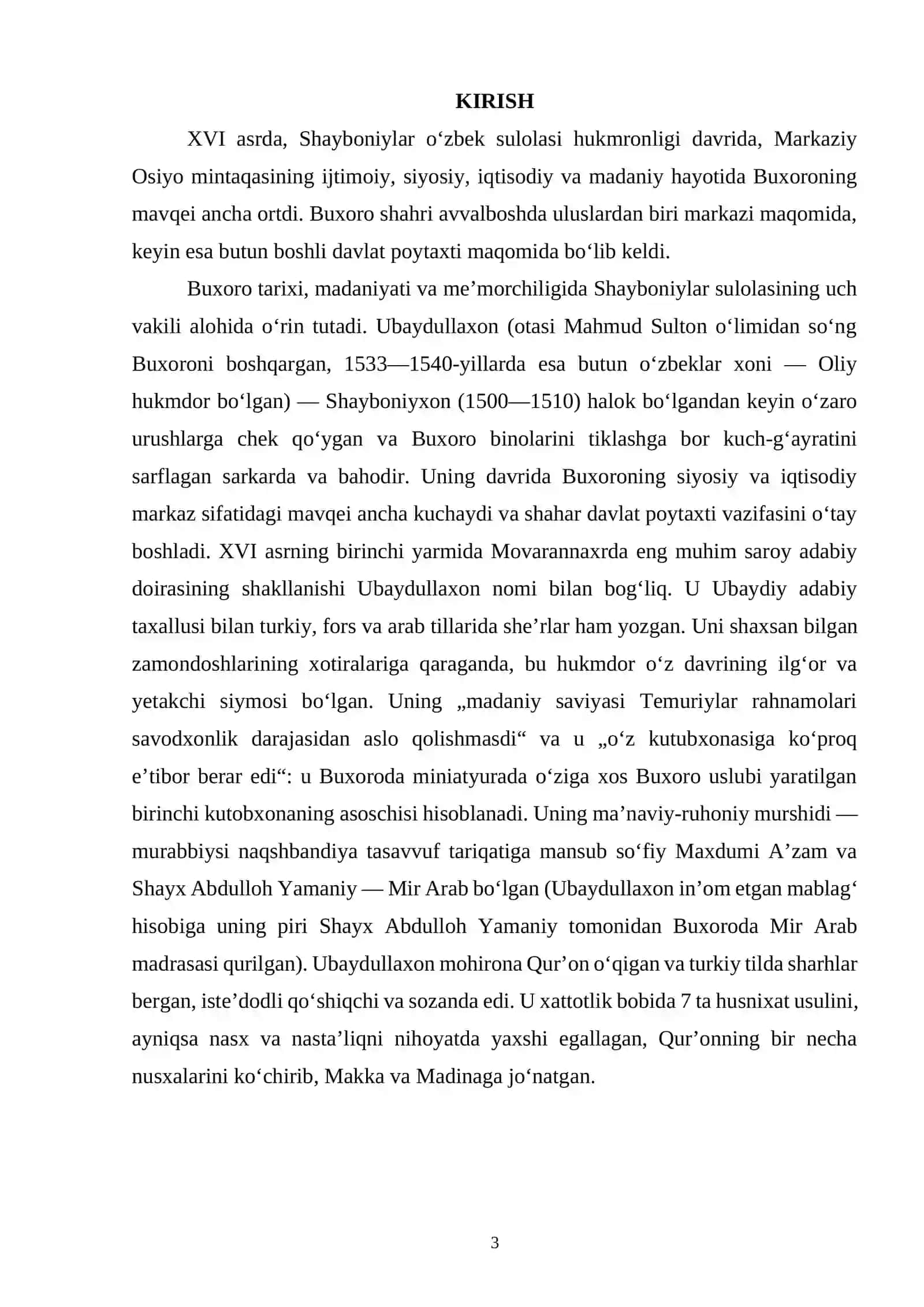 XVI-XVII asrlarda Buxoro shaharlari urbanizatsiyasi 3