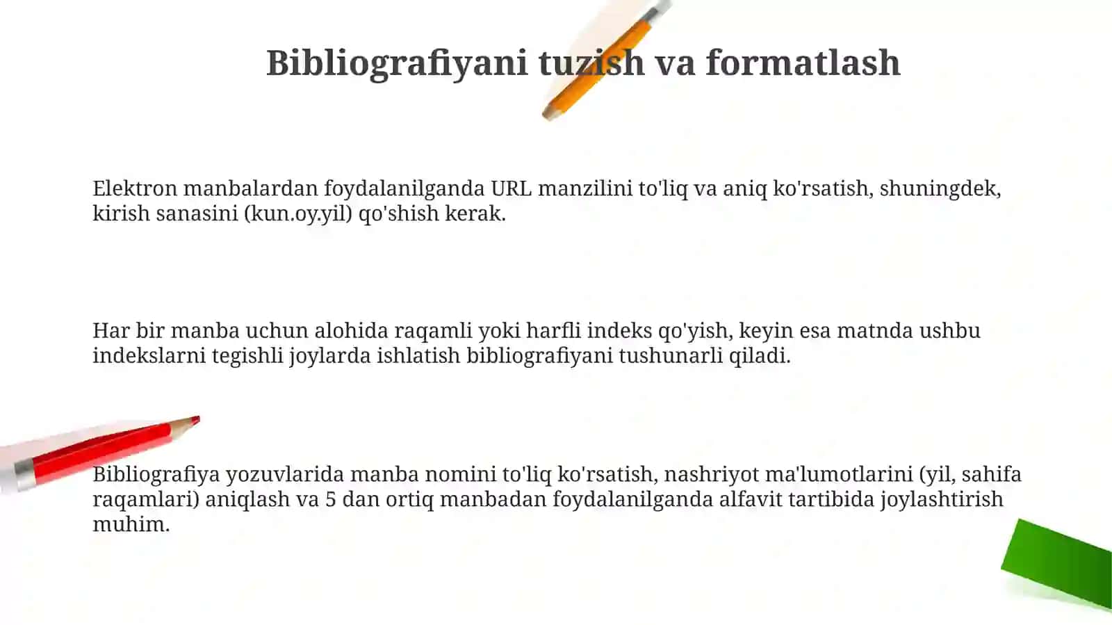 San'at adabiyotlarini bibliografiyalash uslubiyoti 3