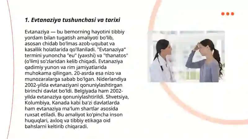 Evtonaziya muammolari 3