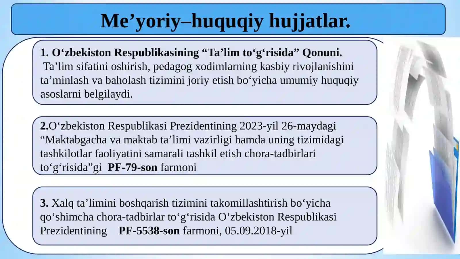 MAKTABDA INSON RESURSLARI SAMARADORLIGINI BAHOLASH VA REYTINGINI YURITISH 3