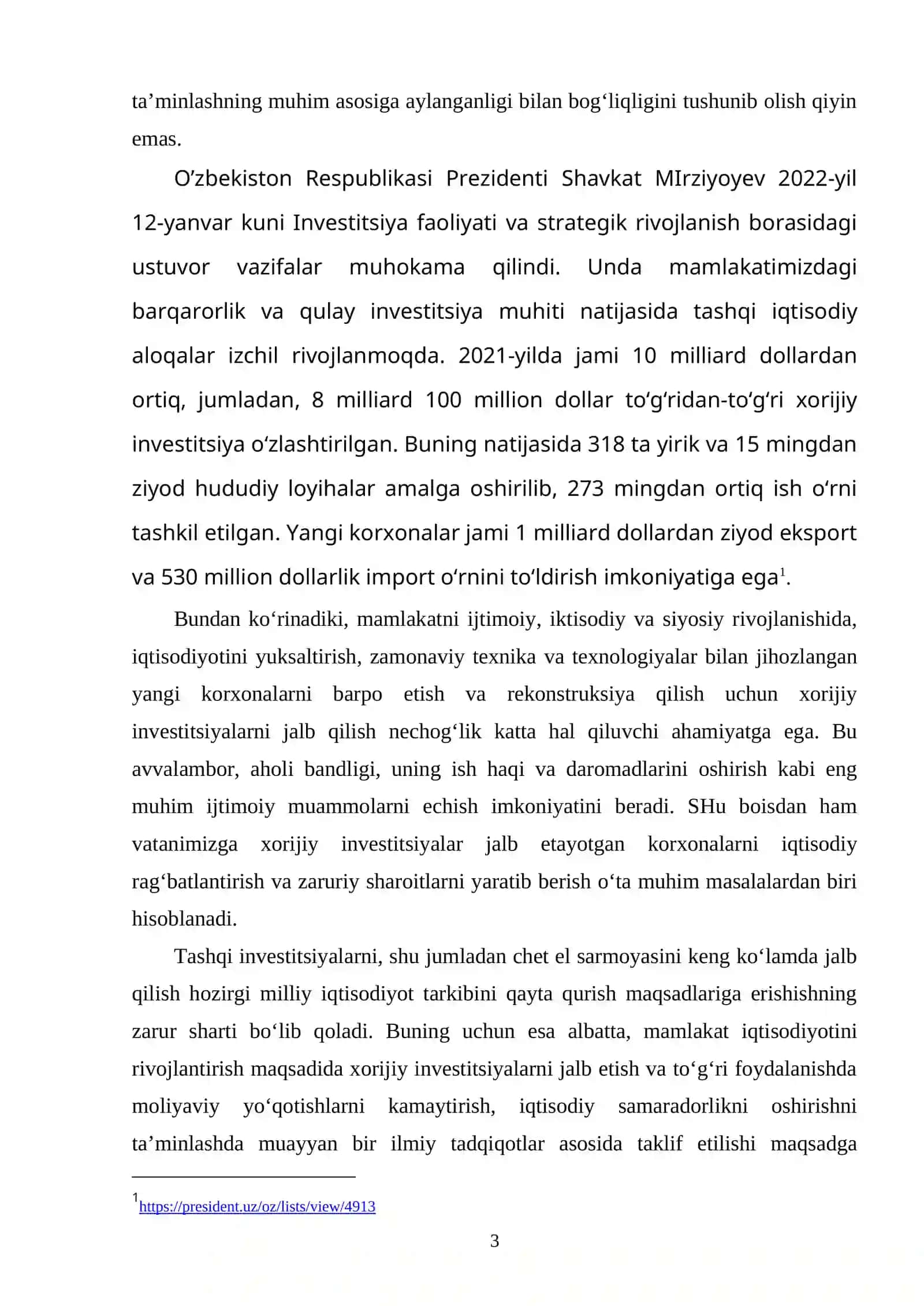 IQTISOPDIYOTGA XORIJIY INVESTITSIYALARNING JALB QILINISHINING MINTAQAVIY XUSUSIYATLARI VA ULARNI BOSHQARISH SAMARADORLIGI1 3