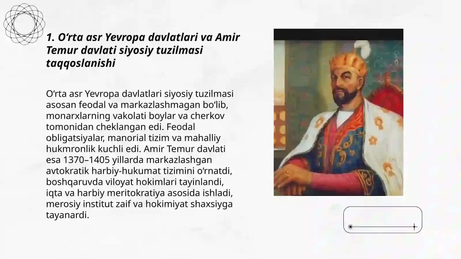 Rivojlangan o‘rta asrlar davlatlari taraqqiyoti va tanazzuli sabablari 3