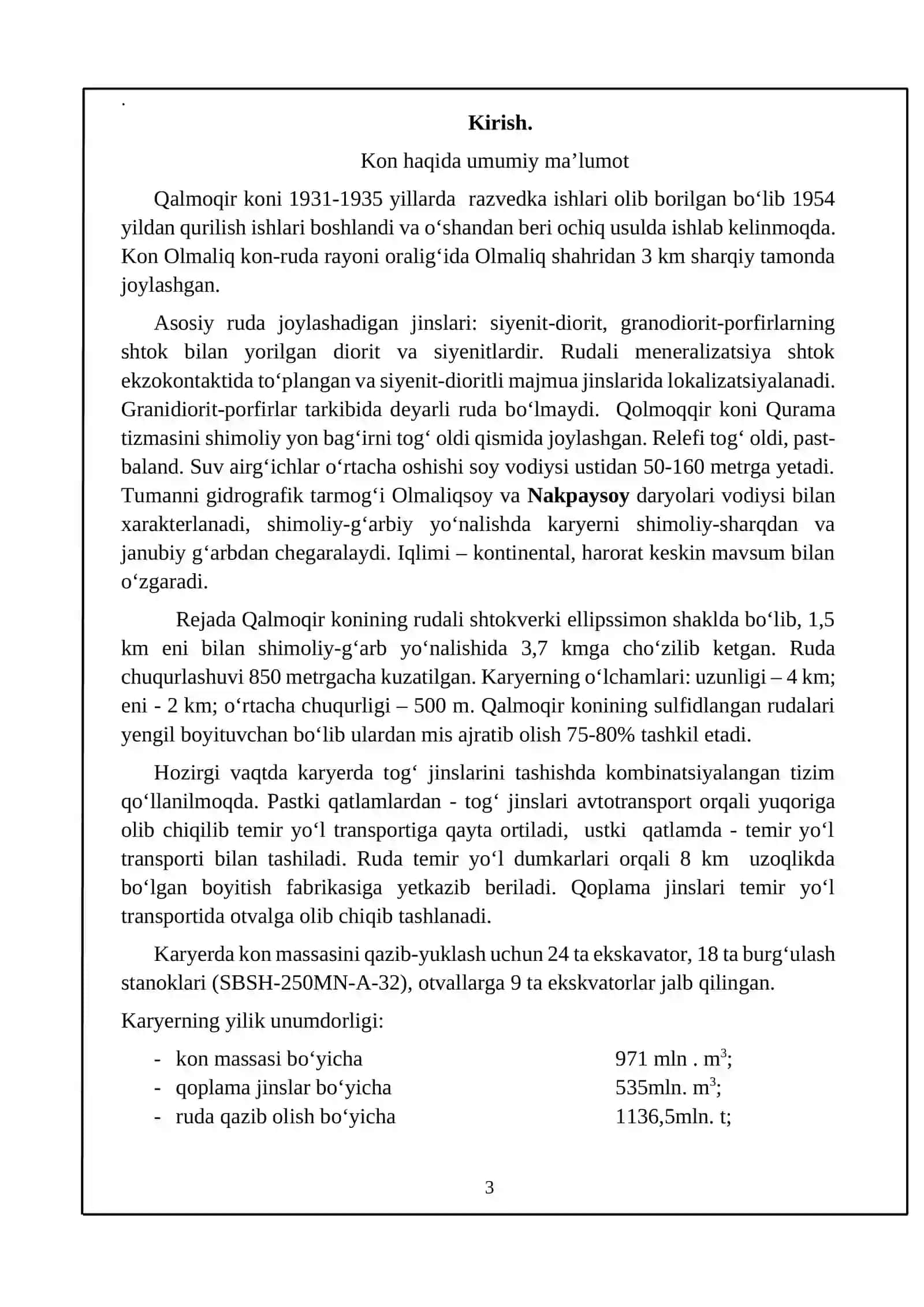 Kurs Loyihasi qalmoqir temir yo'l  transportini hisoblash 3