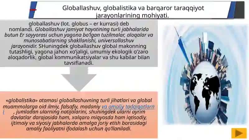 Globallashuv va barqaror taraqqiyot falsafasi 3