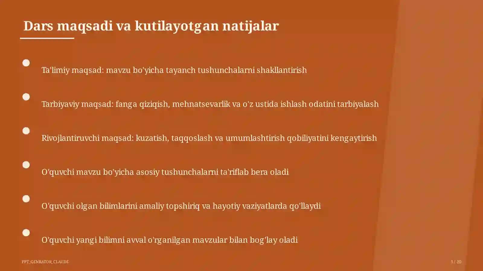 O'zbek tilining davlat tili sifatidagi mavqei (11-sinf) 3