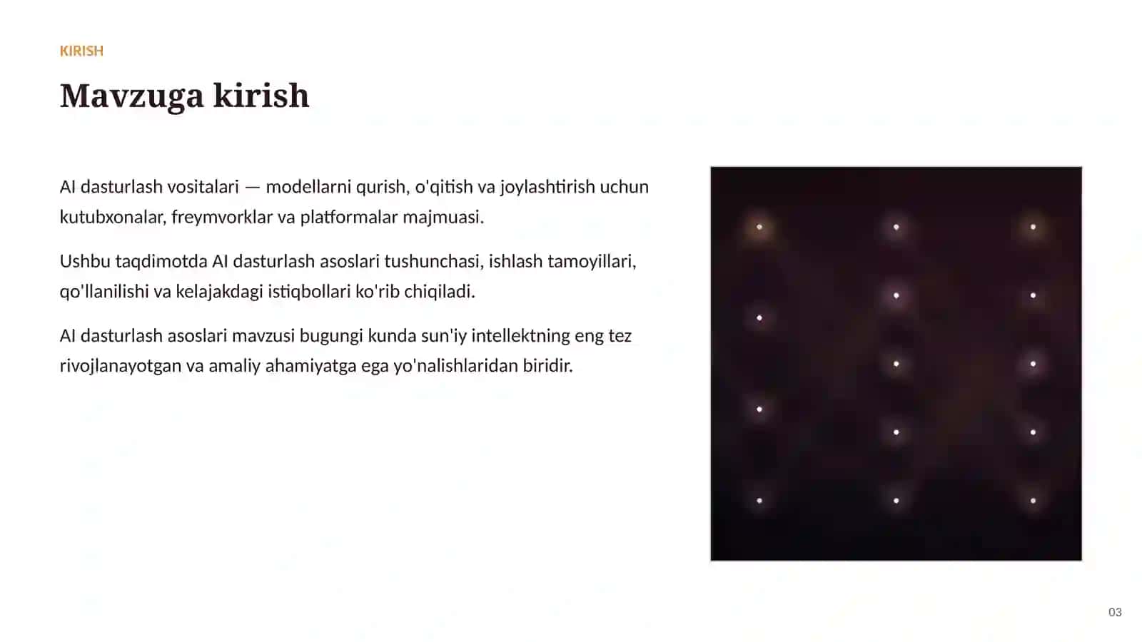 AI dasturlash asoslari 3