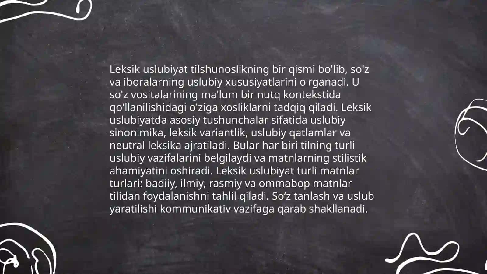 Leksik uslubiyat 3