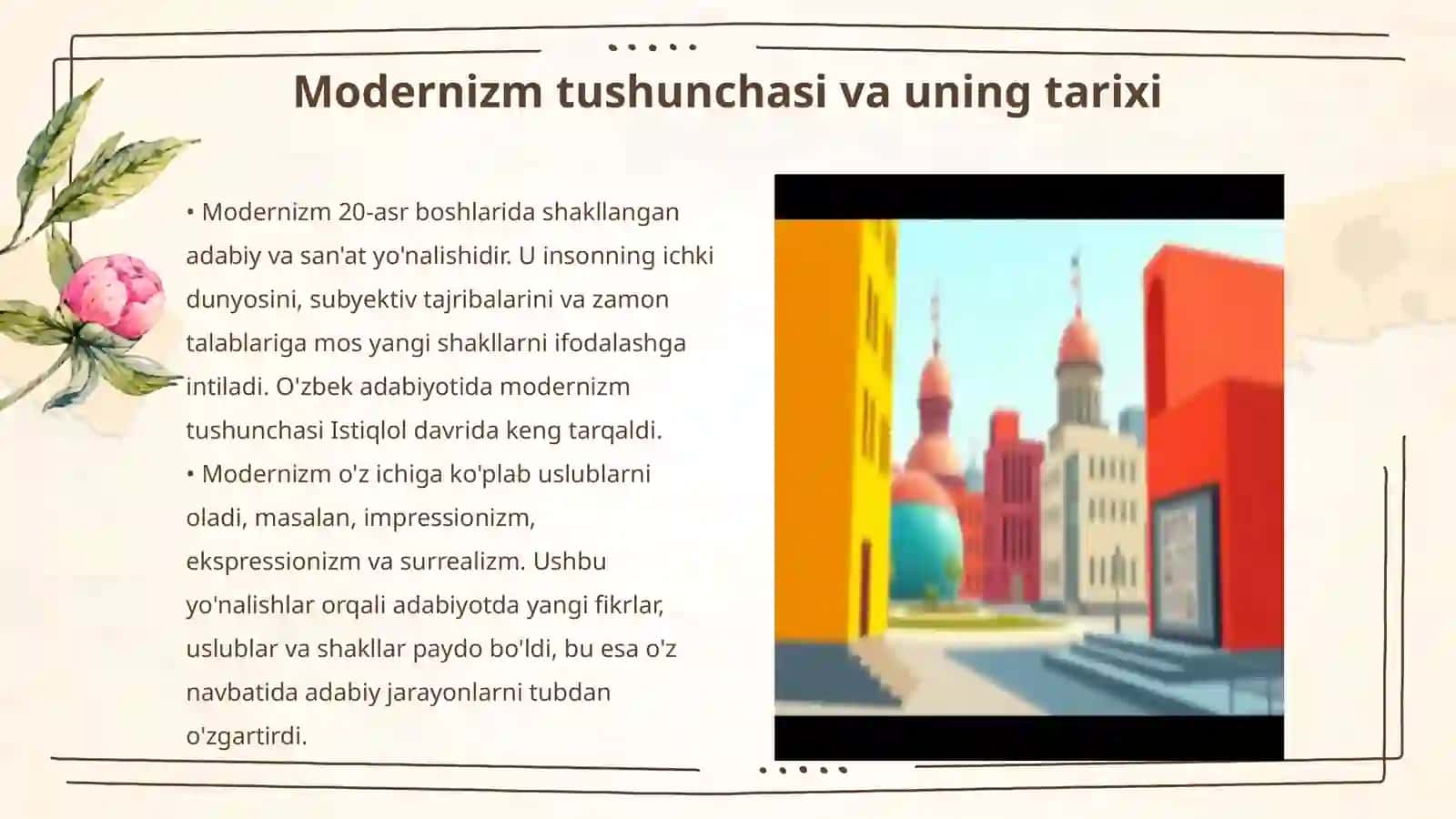 Istiqlol davri tanqidchilikida modernizm muammosi 3