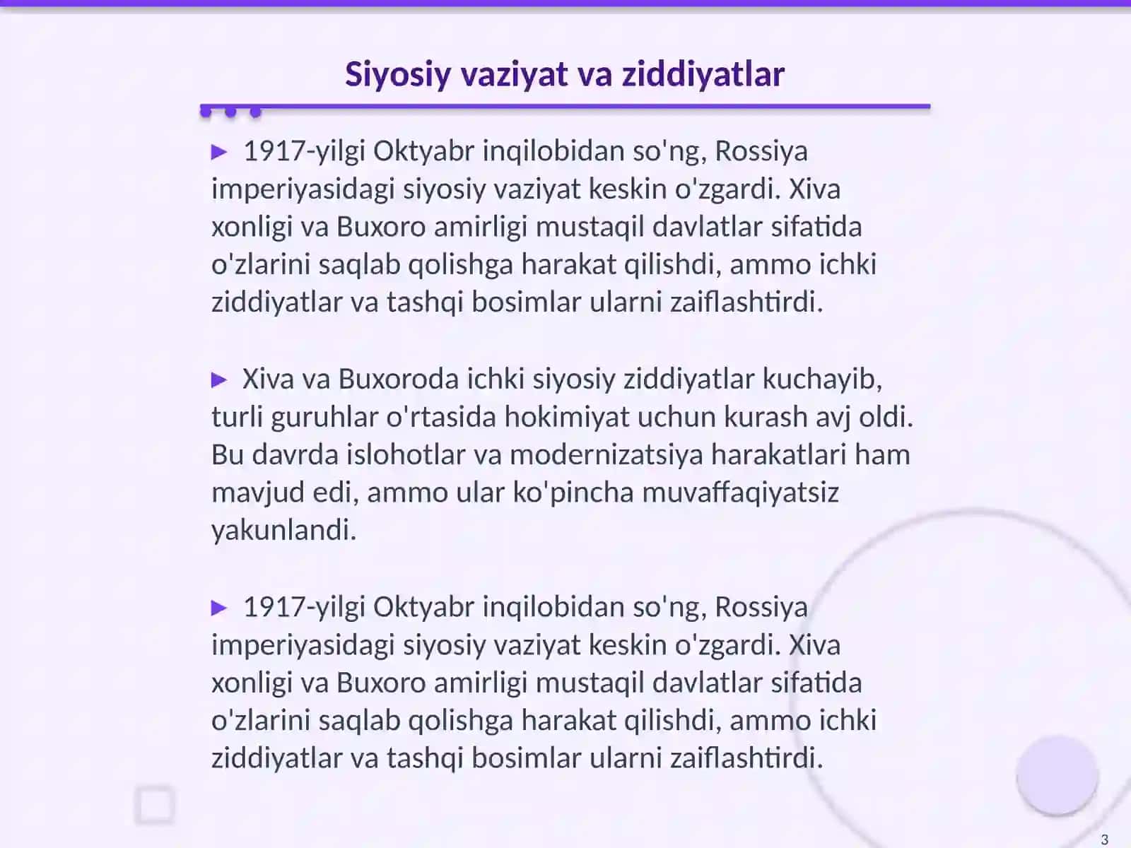 Xiva xonligi va Buxoro amirligini qizil armiya tomonidan bosib olinishi 3